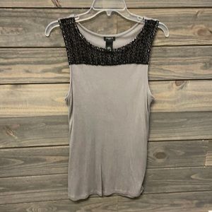 Black and grey tank top